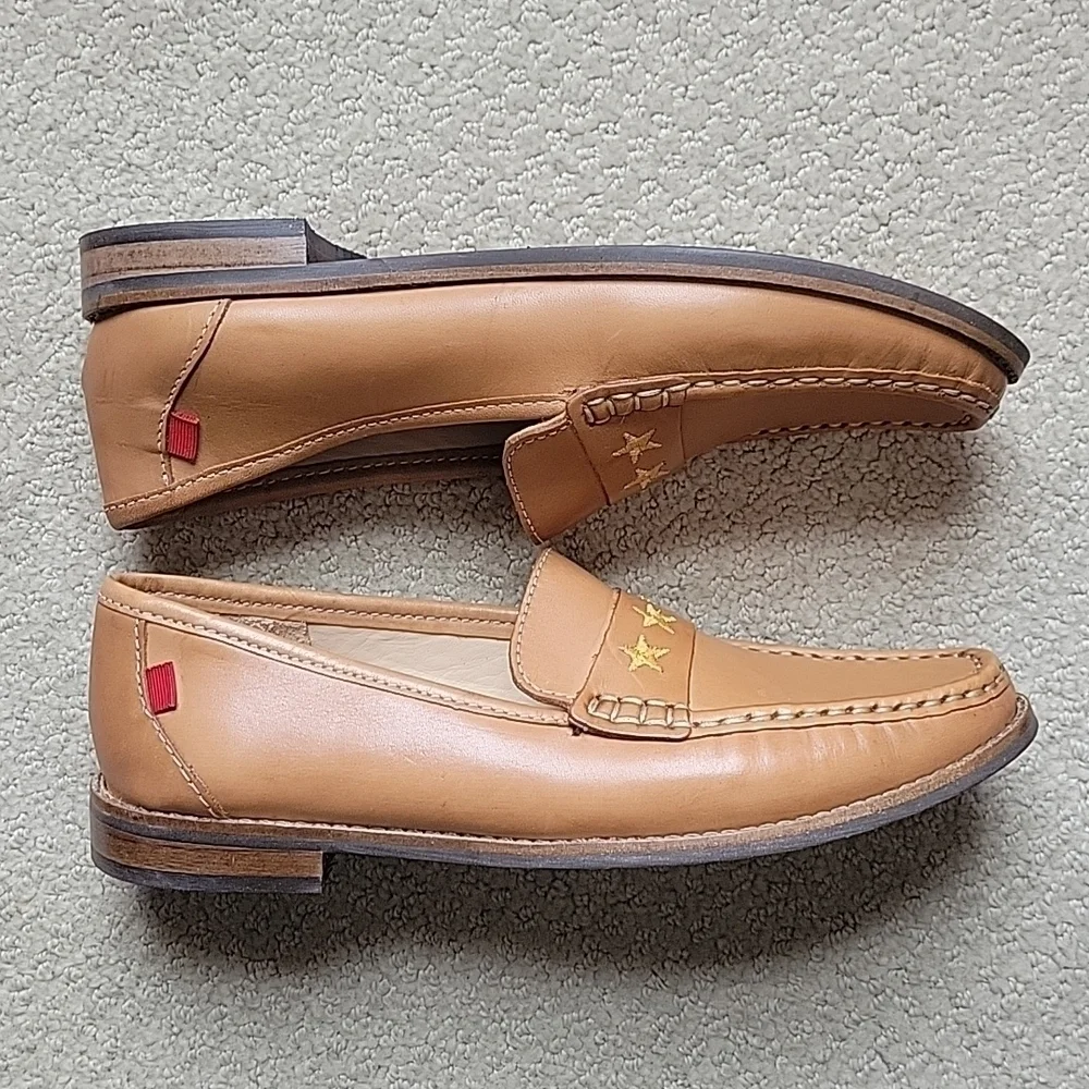 NEW! MARC JOSEPH Leather Loafers Made in Brazil Big Boys 5.